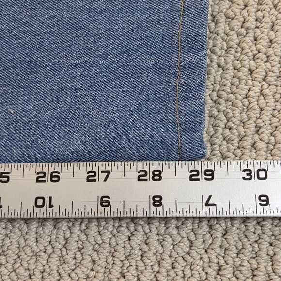 Levis 501 Jeans Mens Size 32x29 Light Wash Denim Classic Straight Leg * READ - Picture 5 of 7